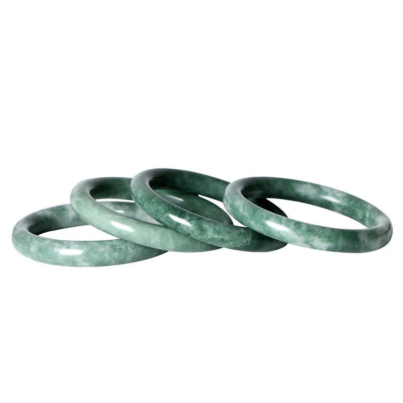 Natural Jade Luck Abundance Bangle Bracelet 58-60mm - Image 11