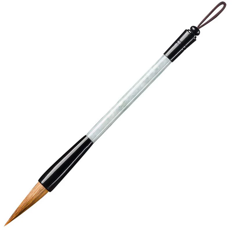 Natural Jade Luck Chinese Calligraphy Brush with Gift Box - Image 6