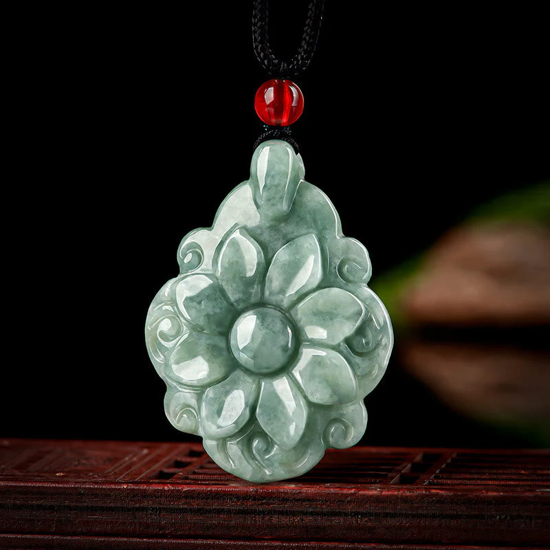 Natural Jade Luck Pendant Necklace | Prosperity & Abundance - Image 2