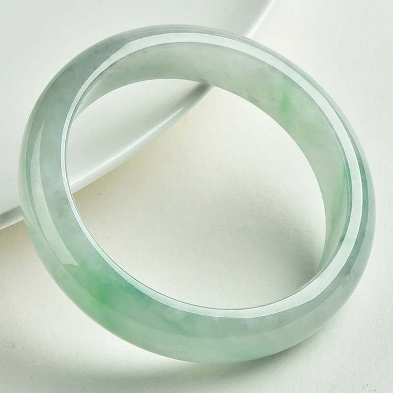 Natural Jade Prosperity Wealth Bangle Bracelet 57-58mm - Image 2