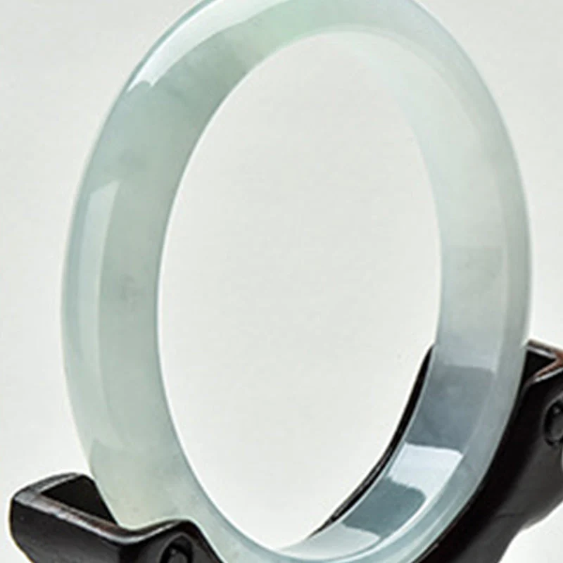 Natural Jade Prosperity Wealth Bangle Bracelet 57-58mm - Image 5