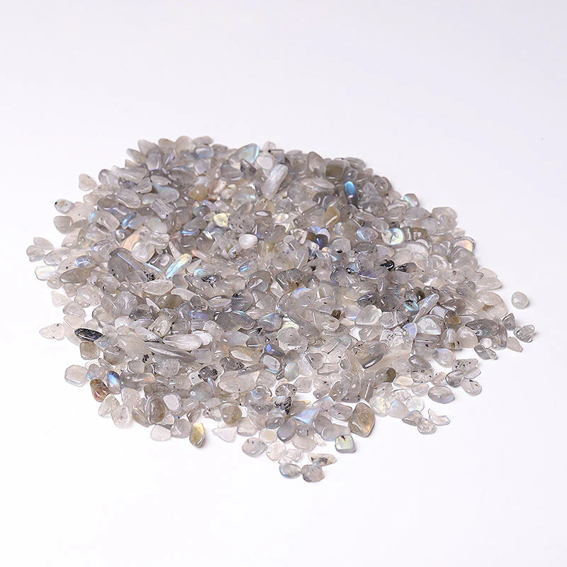 Natural Labradorite 5-9mm Chips for Decoration & Healing - Image 3