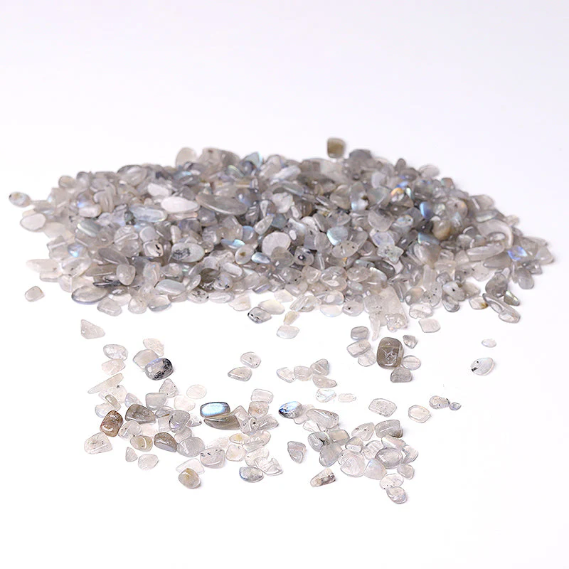 Natural Labradorite 5-9mm Chips for Decoration & Healing - Image 5
