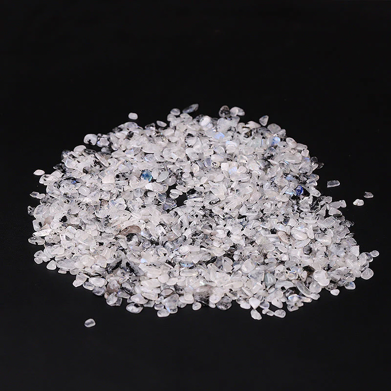Natural Moonstone Chips 5-9mm | Raw Crystal Decoration - Image 3