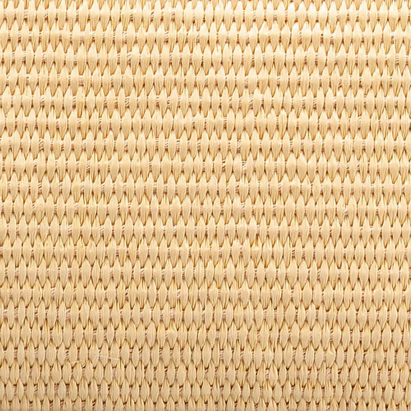 Straw Woven Geometric Bucket Bag with Tassels for Beach - Image 8