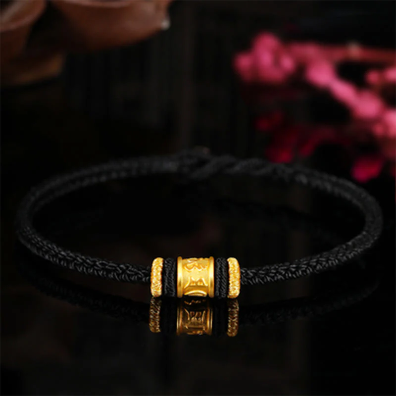 Om Mani Padme Hum Bracelet | 999 Gold & Silver Protection Rope - Image 11