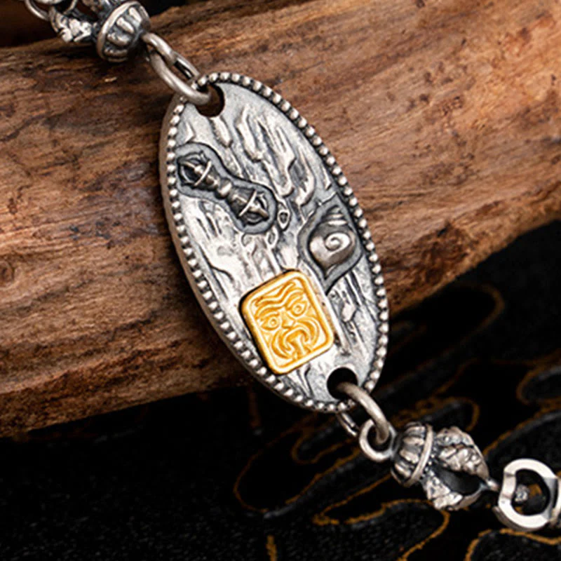 925 Sterling Silver Om Mani Padme Hum Necklace | Protection Chain - Image 4