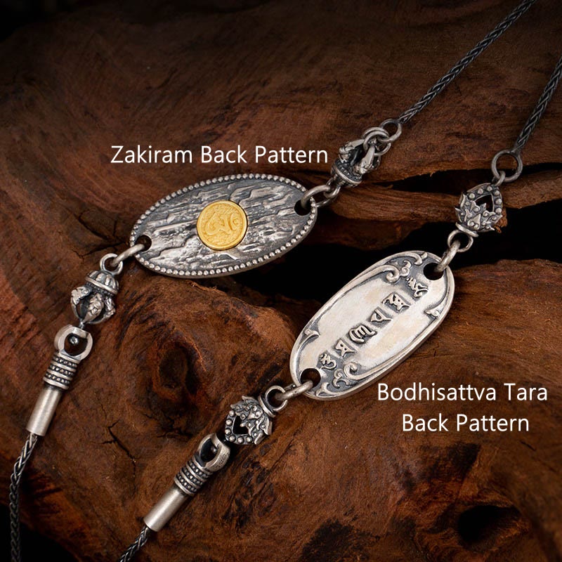 925 Sterling Silver Om Mani Padme Hum Necklace | Protection Chain - Image 8