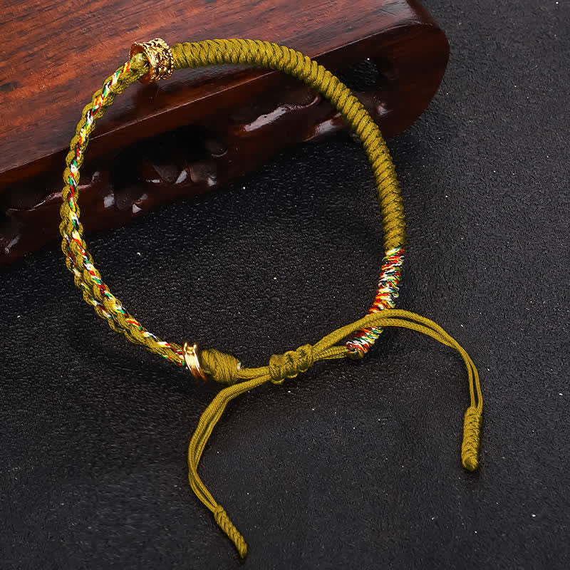Om Mani Padme Hum Protection String Bracelet Unisex - Image 13