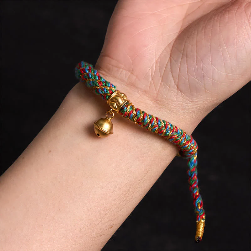 Om Mani Padme Hum Copper Zakiram Amulet Bracelet 14-16cm - Image 3