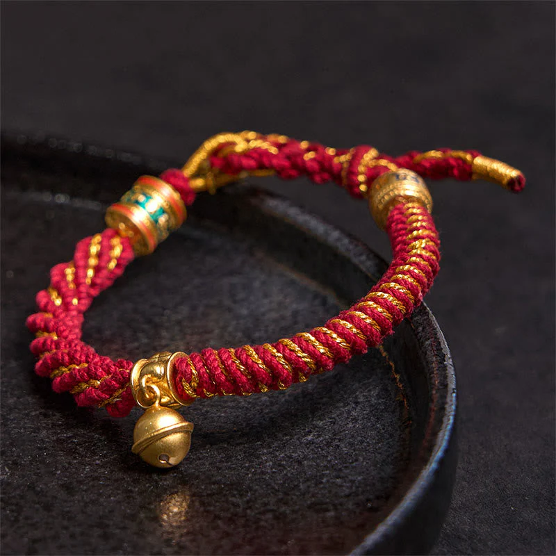 Om Mani Padme Hum Copper Zakiram Amulet Bracelet 14-16cm - Image 7