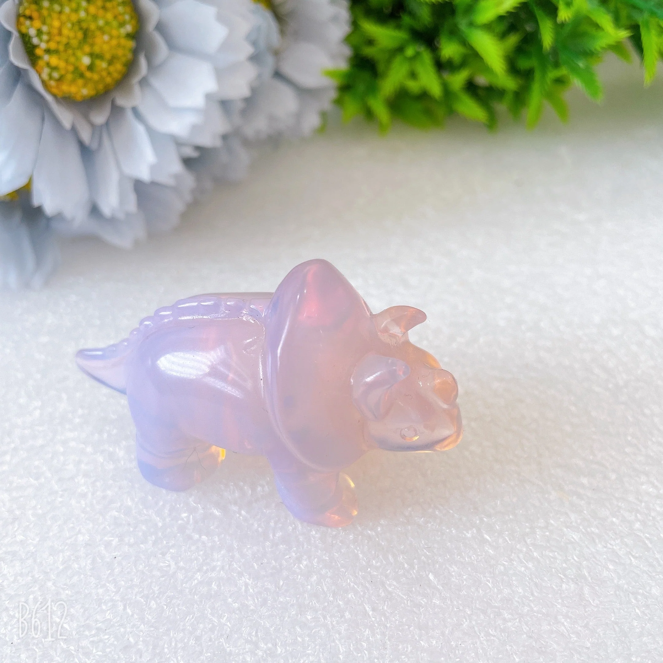 2.4 Inch Opalite Dinosaur Crystal Carvings for Healing Energy - Image 5