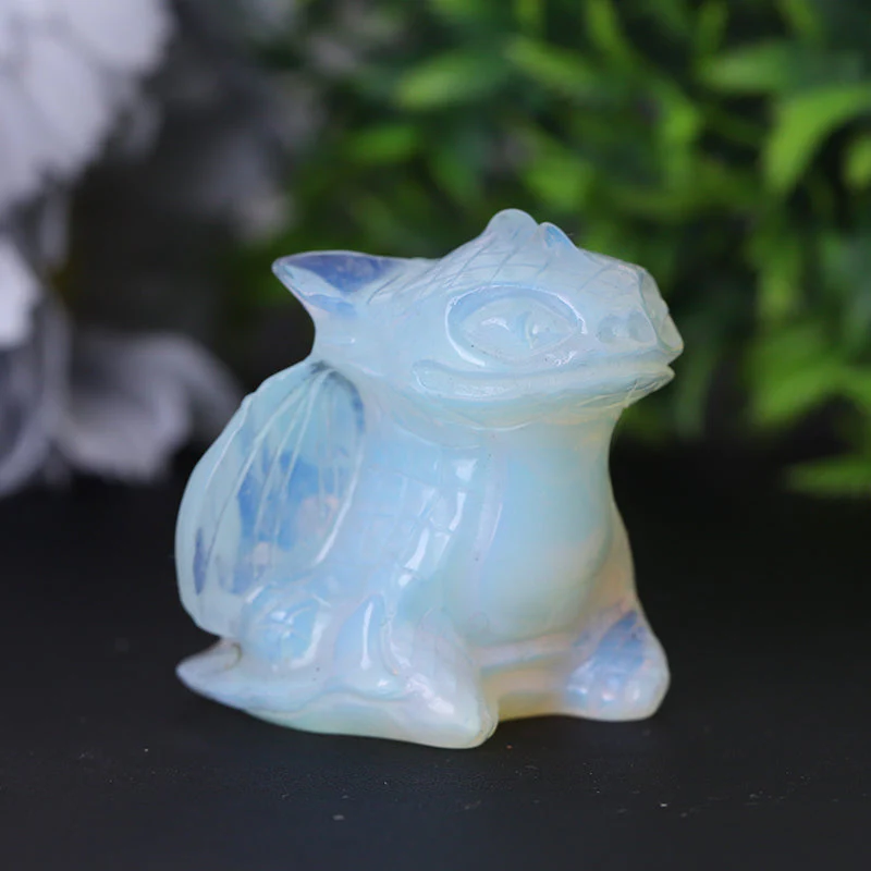 2-Inch Opalite Crystal Figurine Carving for Healing - Image 4