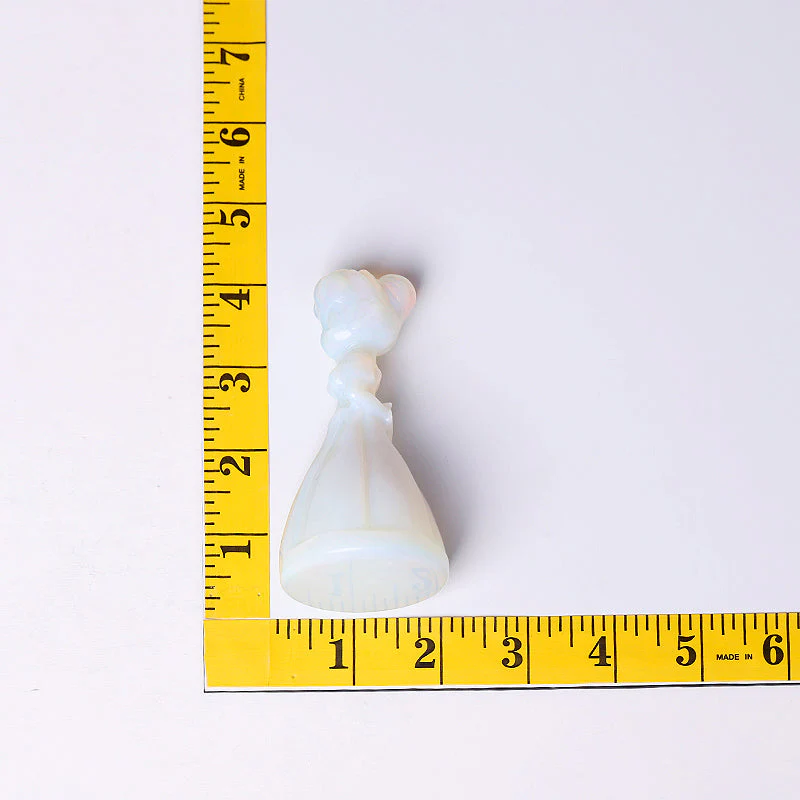 4-Inch Opalite Princess Crystal Figurine for Decoration - Image 8