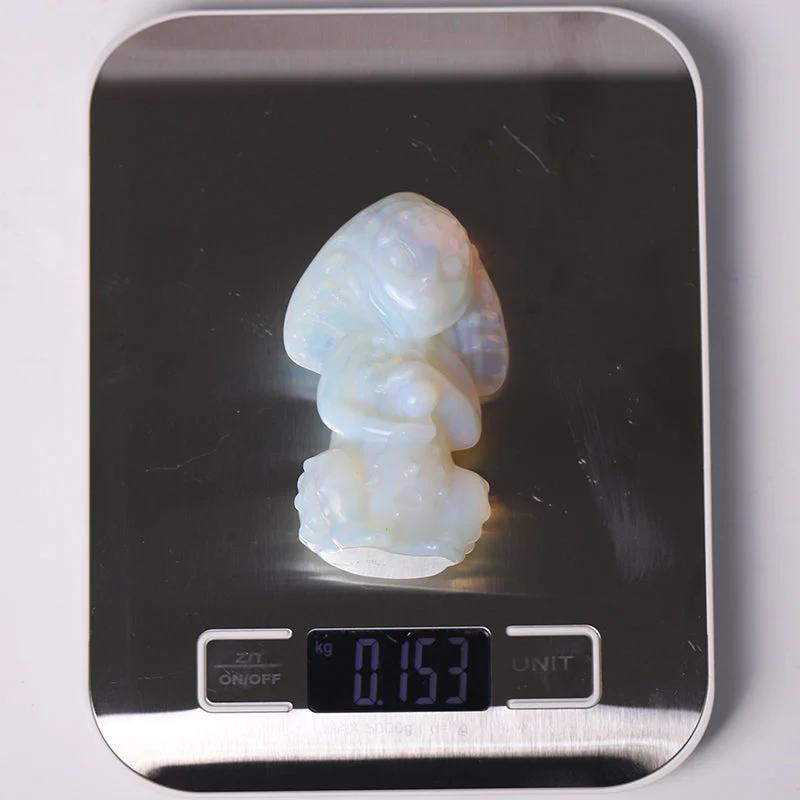 3.3 Inch Opalite Crystal Figurine Carving for Healing Energy - Image 6