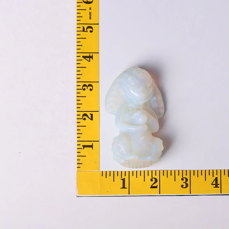 3.3 Inch Opalite Crystal Figurine Carving for Healing Energy - Image 7