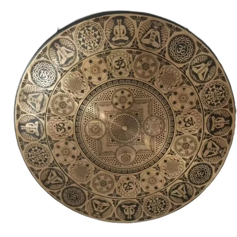 Bronze Antique Nepalese Gong Instrument for Meditation - Image 2