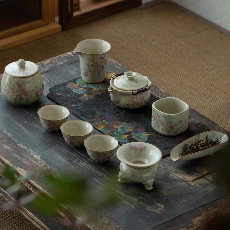 Peach Blossom Ceramic Tea Cup 50ml | Healing Sounds - Image 3