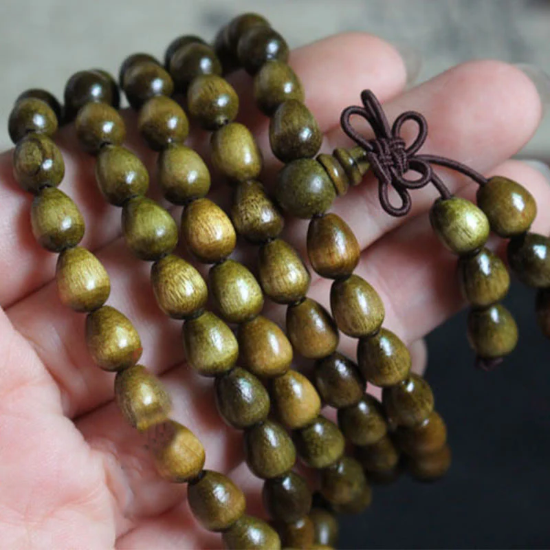 108 Beads Phoebe Zhennan Wood Protection Mala Bracelet - Image 3