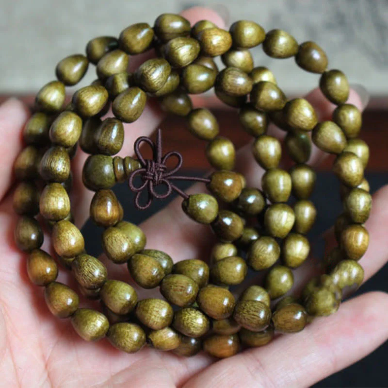 108 Beads Phoebe Zhennan Wood Protection Mala Bracelet - Image 4
