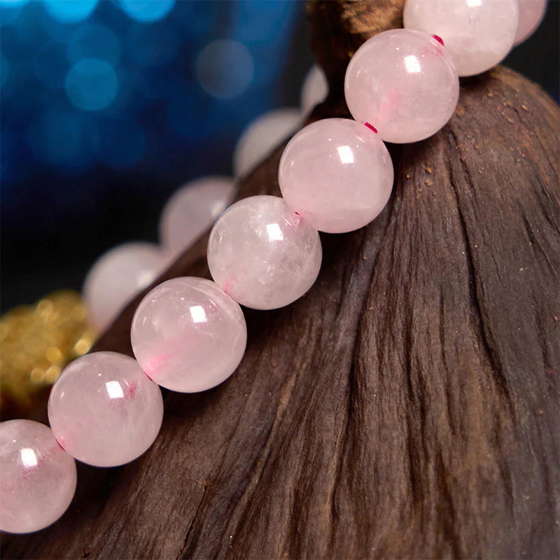 Pink Crystal Citrine Bracelet for Warmth, Love & Self-Love - Image 3