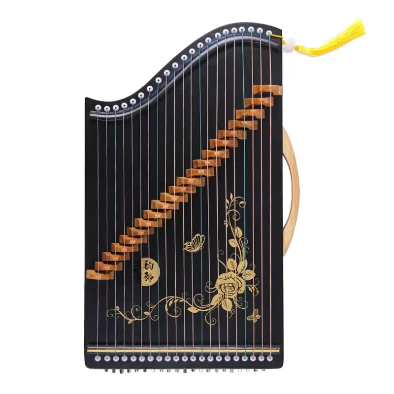 32 inch Mini Guzheng 21-String Paulownia Chinese 古筝 Zither