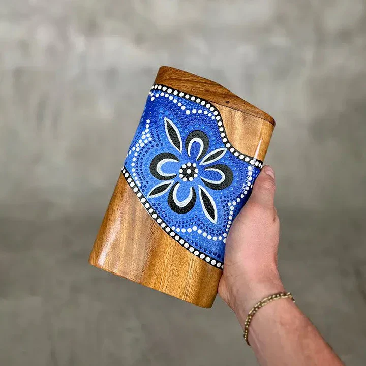 Portable Australian Didgeridoo - Mahogany Wood - Image 6