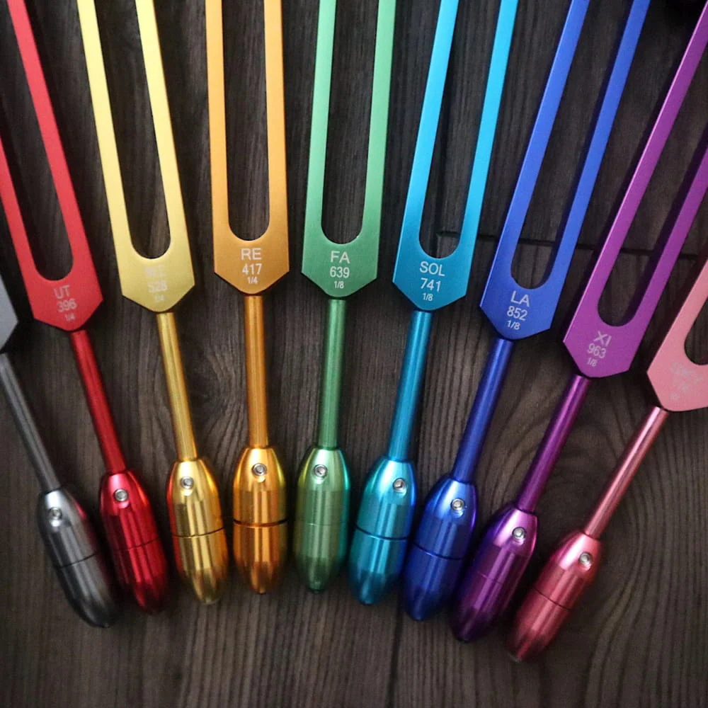 Professionally Tuned Solfeggio 10pc Crystal Massage Set - Image 7