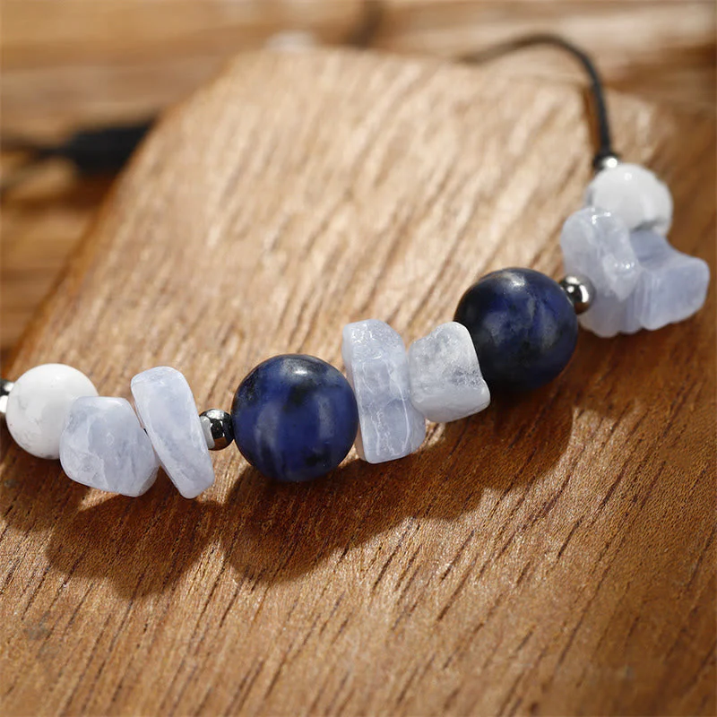 14-24cm Purple Agate Lotus Bracelet for Protection & Confidence - Image 7