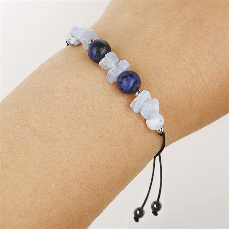 14-24cm Purple Agate Lotus Bracelet for Protection & Confidence - Image 8
