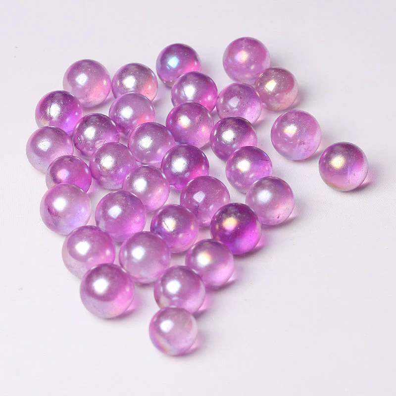High Quality Purple Aura Crystal Spheres for Healing 0.5-1kg - Image 3