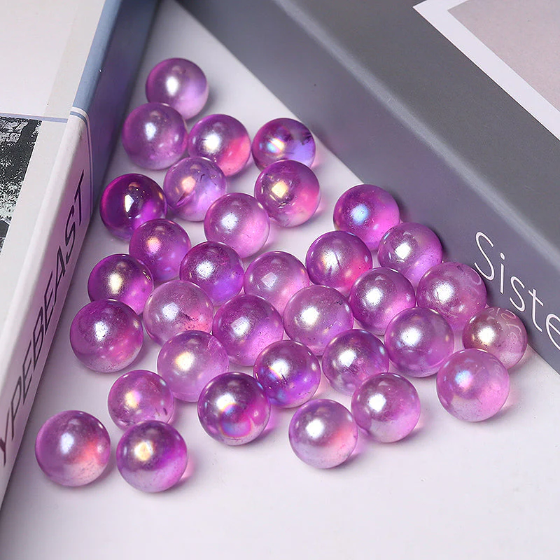 High Quality Purple Aura Crystal Spheres for Healing 0.5-1kg - Image 5