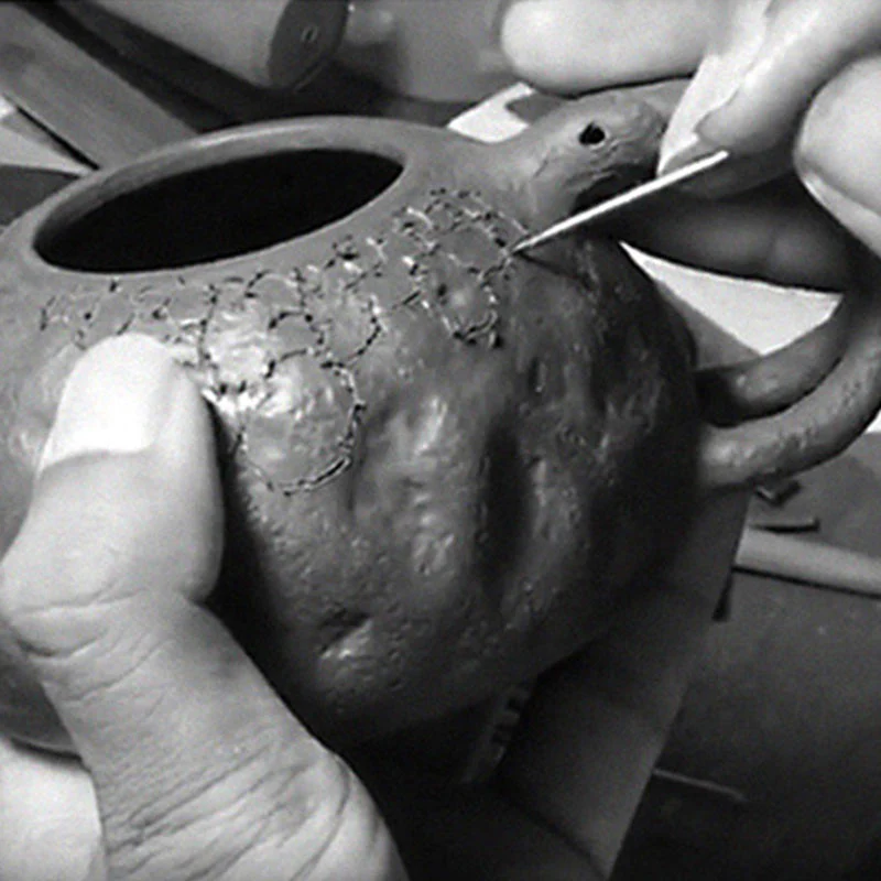 Vintage Purple Clay Kung Fu Teapot 220ml for Zen Decor - Image 15