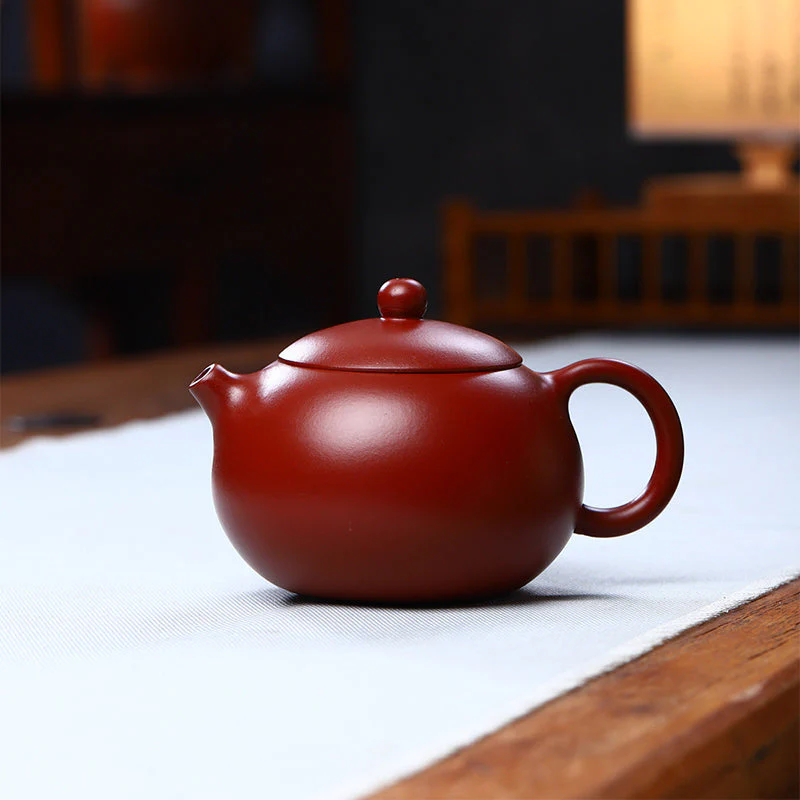 Vintage Purple Clay Xishi Teapot 240ml for Zen Decor
