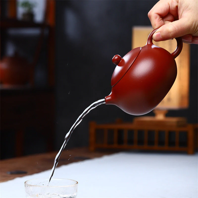 Vintage Purple Clay Xishi Teapot 240ml for Zen Decor - Image 5
