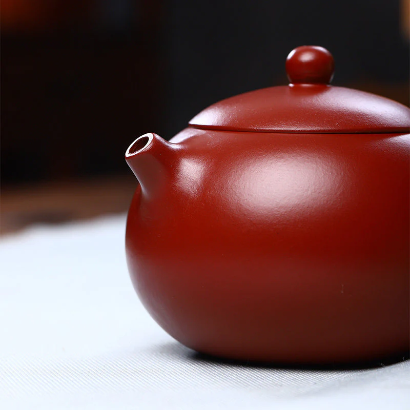 Vintage Purple Clay Xishi Teapot 240ml for Zen Decor - Image 6