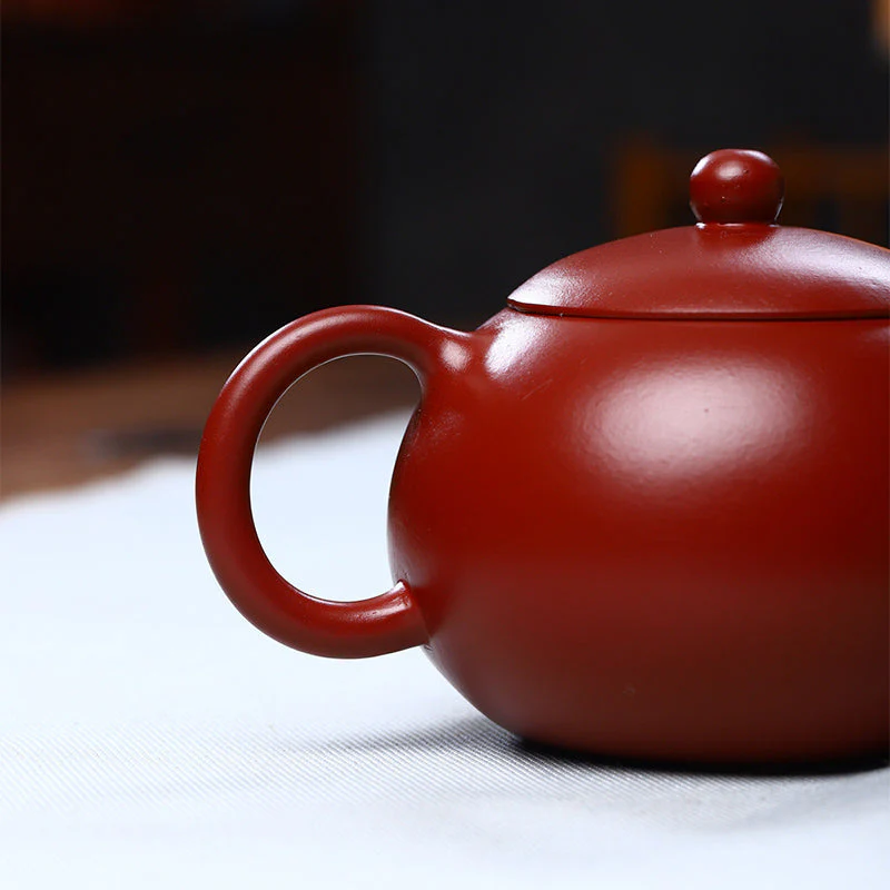 Vintage Purple Clay Xishi Teapot 240ml for Zen Decor - Image 7