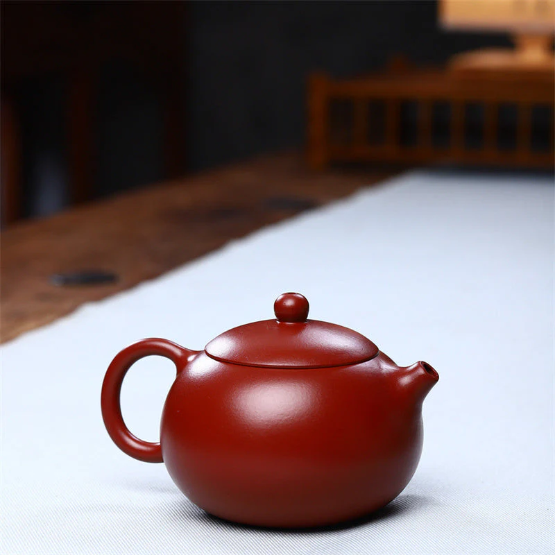 Vintage Purple Clay Xishi Teapot 240ml for Zen Decor - Image 8
