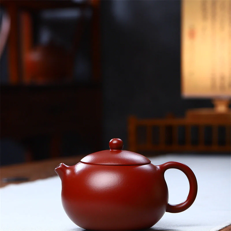 Vintage Purple Clay Xishi Teapot 240ml for Zen Decor - Image 9