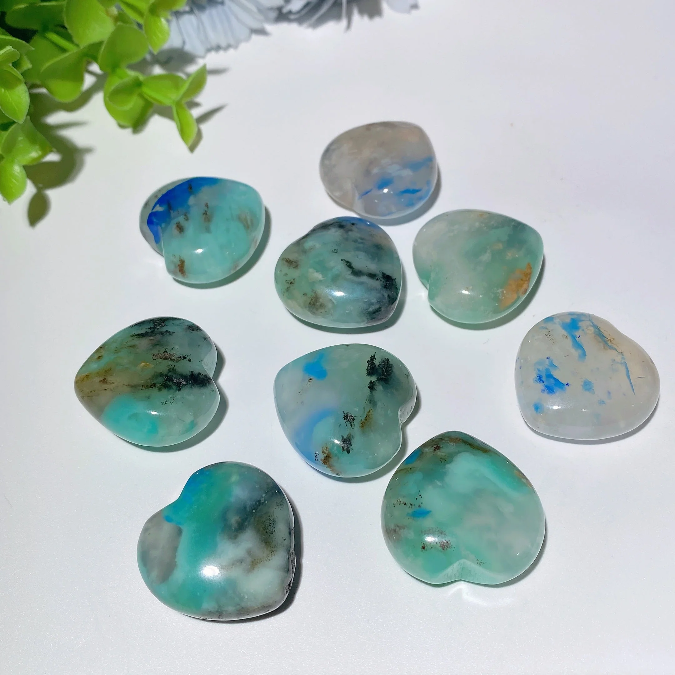 1.2 inch Quantum Quattro Shattuckite Quartz Heart Crystal Healing - Image 2