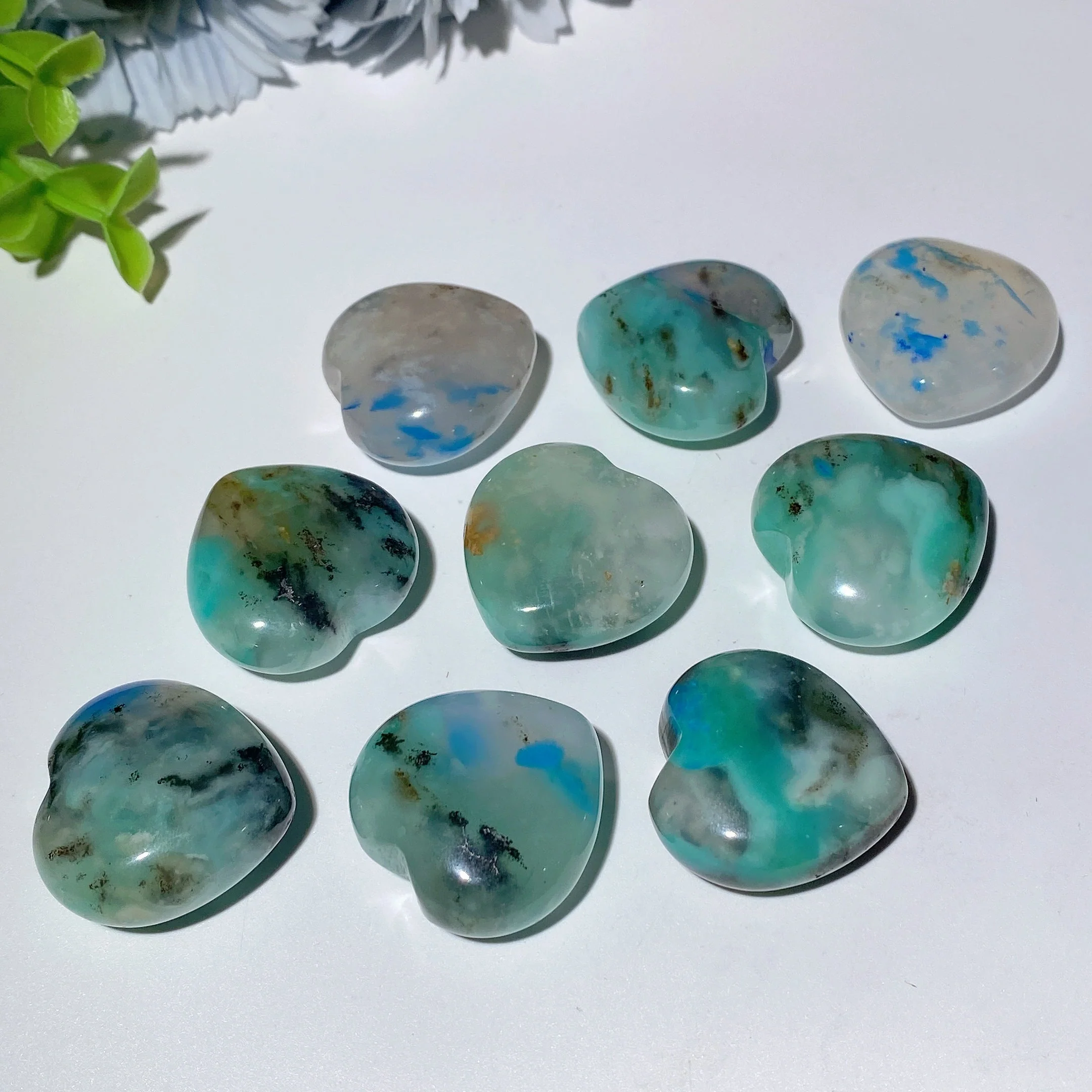 1.2 inch Quantum Quattro Shattuckite Quartz Heart Crystal Healing - Image 3