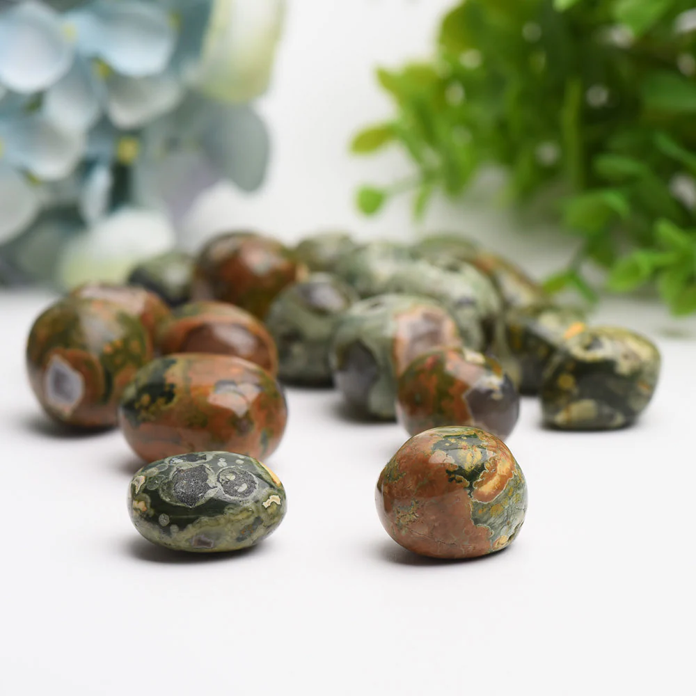 Rainforest Jasper Tumbled Stones 100g Polished Healing Crystals - Image 4