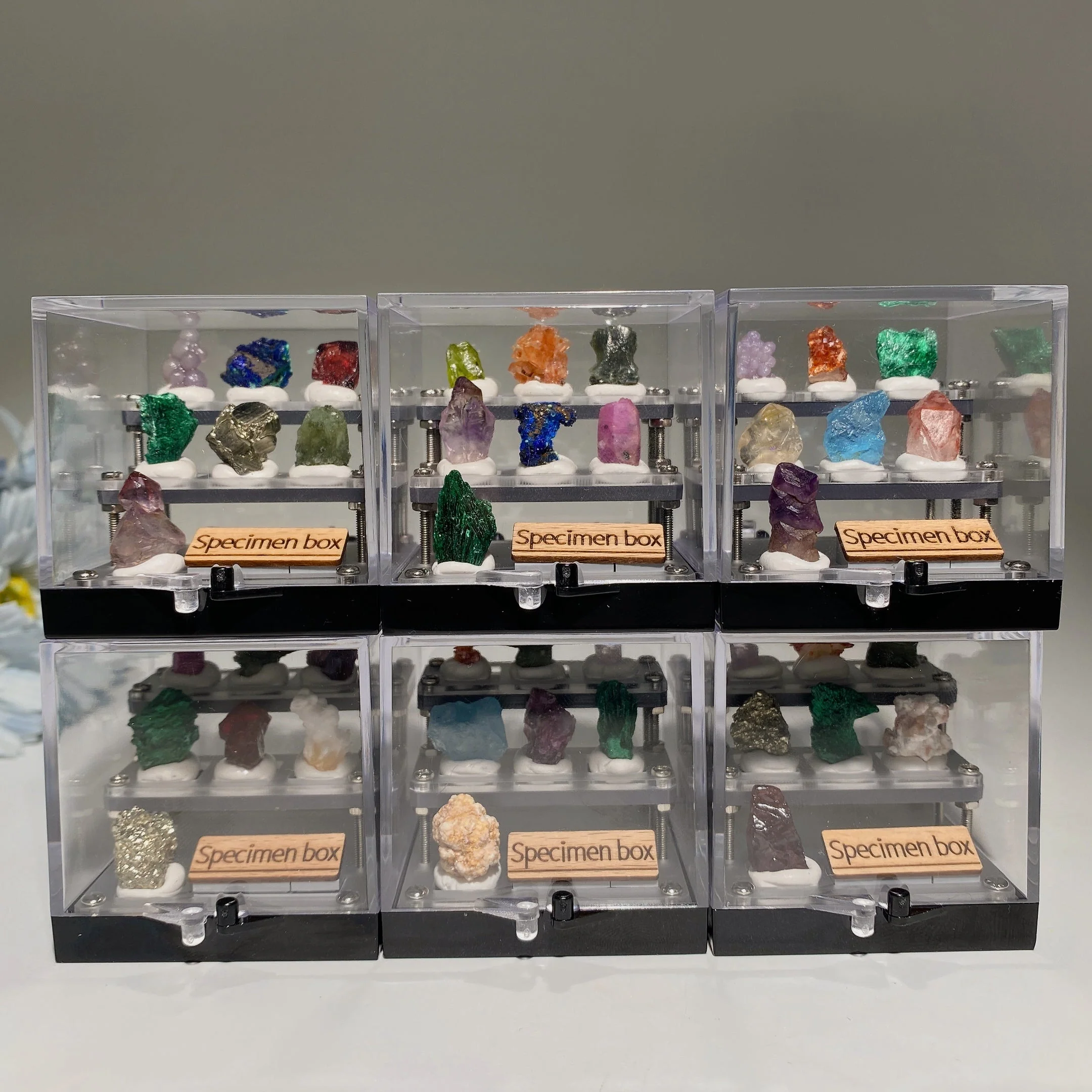 2 inch Raw Crystal Healing Specimen Box Display - Image 4
