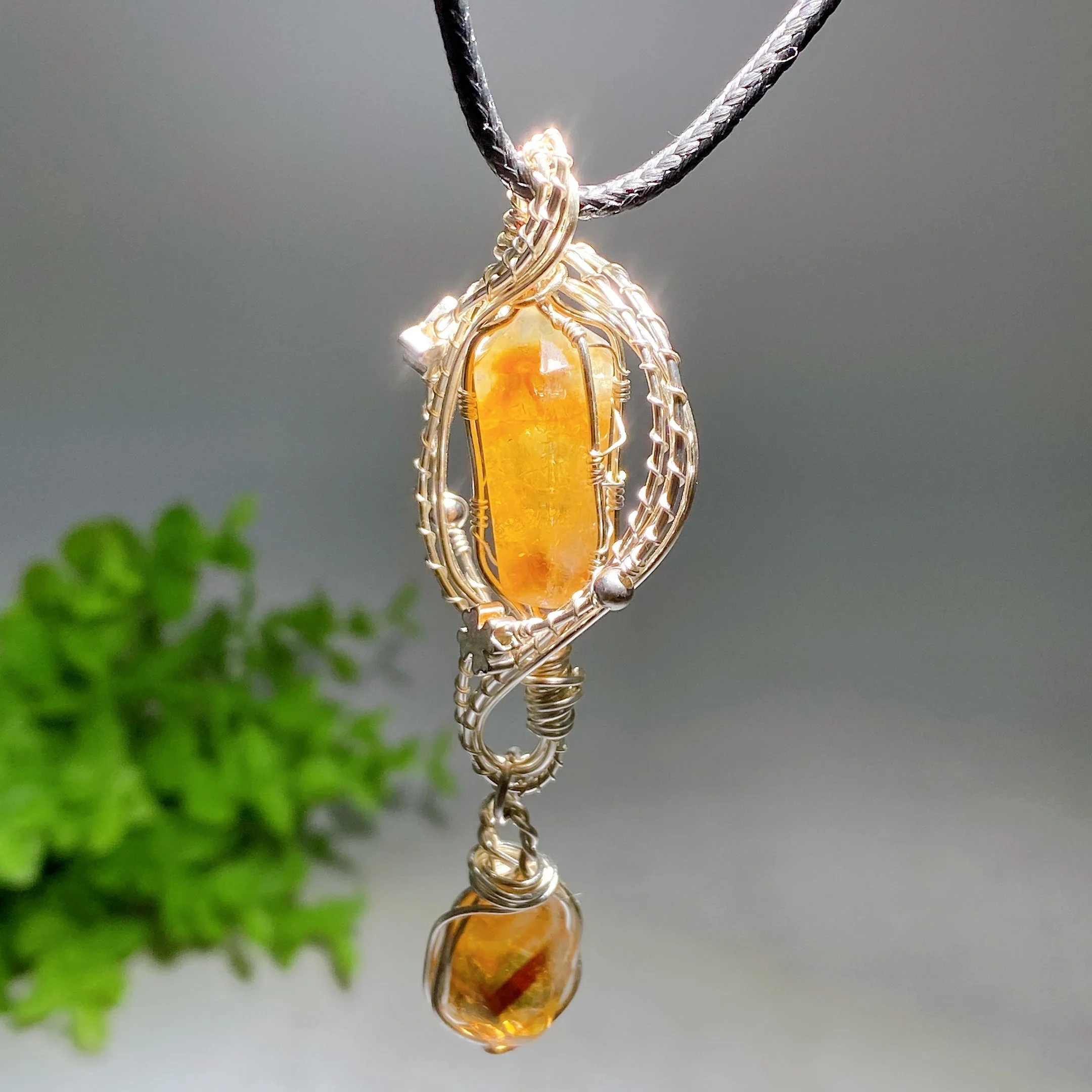 Raw Crystal Pendant 1.2-2.0 Inch Healing Necklace - Image 9