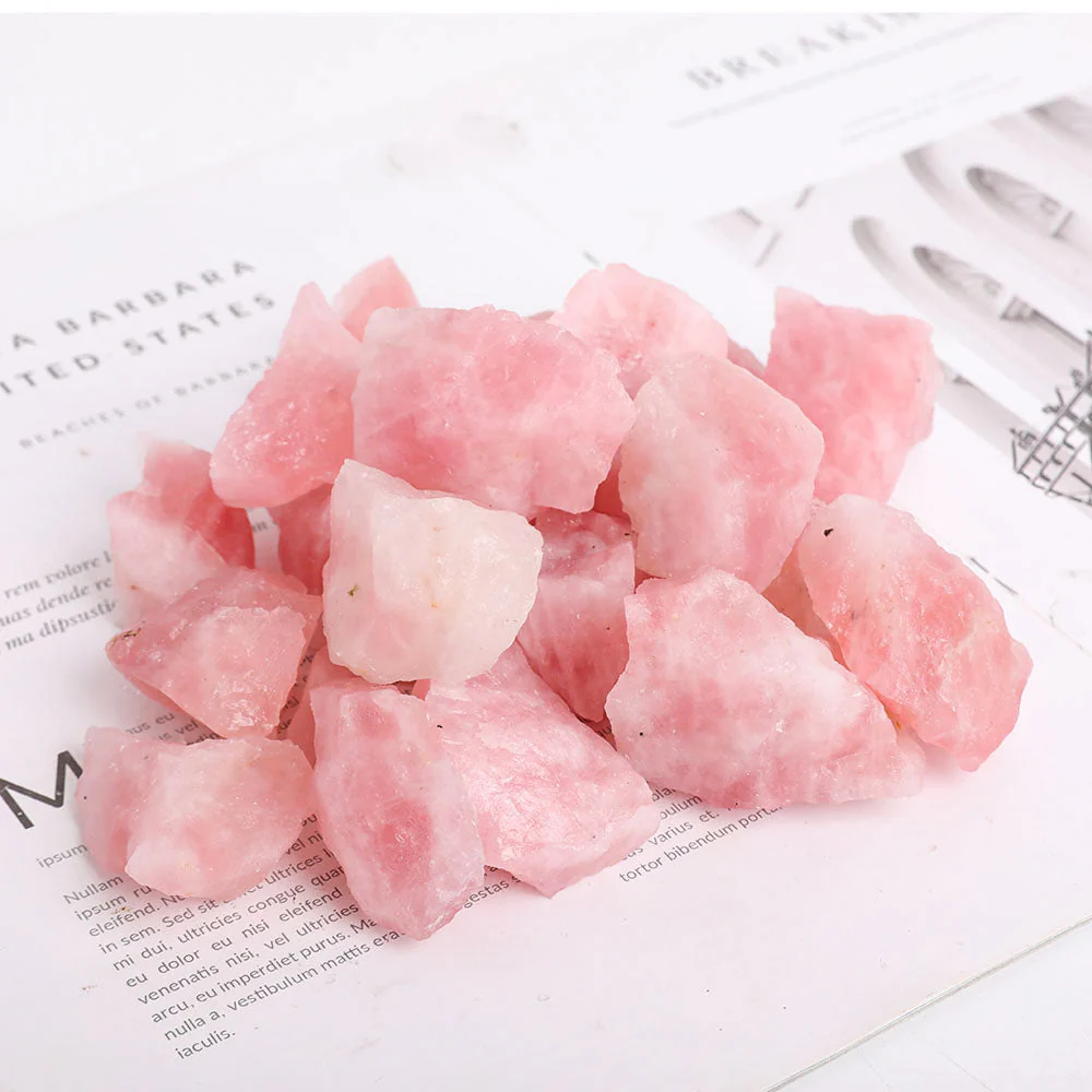 1kg Rose Quartz Raw Crystal Healing Stone - Image 3