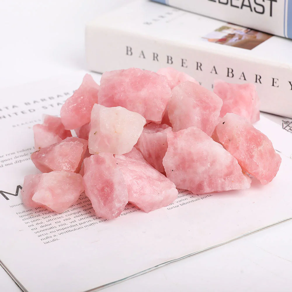 1kg Rose Quartz Raw Crystal Healing Stone - Image 4