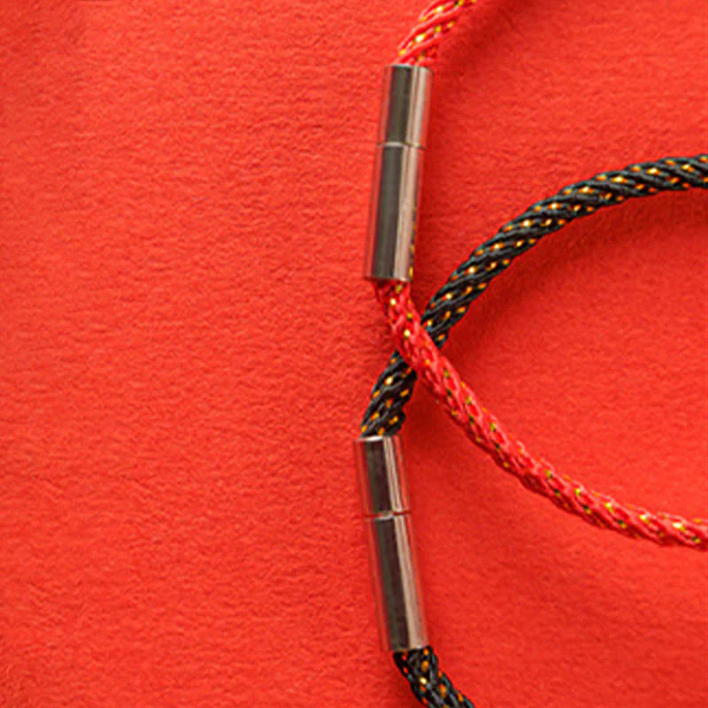 Red String Faith Bracelet | 925 Sterling Silver Fu Symbol - Image 8