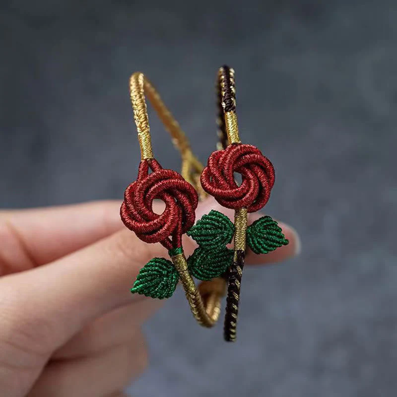 Handmade Red String Bracelet with Eight Thread Peace Knot for Luck - Image 15