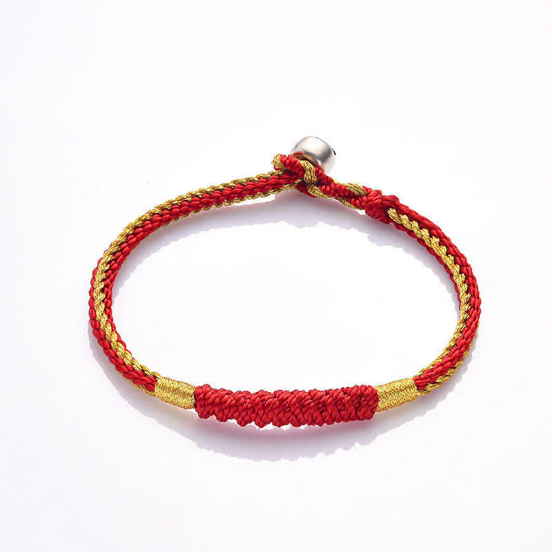 Unisex Tibetan Red String Protection Bracelet 14-19cm - Image 5