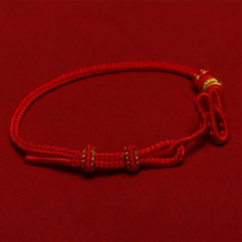 Adjustable Red String Snake Knot Protection Bracelet - Image 3